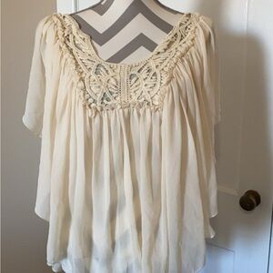 Victorias Secret vintage sheer blouse top